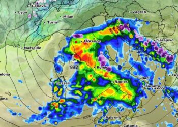 Le abbondanti precipitazioni che hanno colpito tutto il Centro Sud