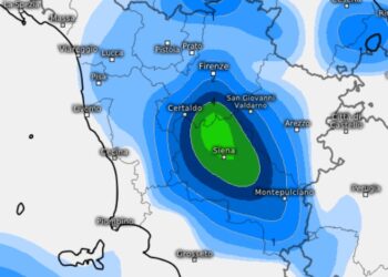 La forte instabilità ha provocato rovesci e temporali pomeridiani il giorno 7 Giugno
