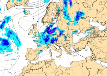 Perturbazioni atlantiche scorrono al di sopra delle Alpi